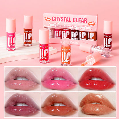 Water Gloss Jelly Lip Oil 6Piece Set Plumping Hydrating Base Long Lasting Moisture Lip Treatment Pr 1