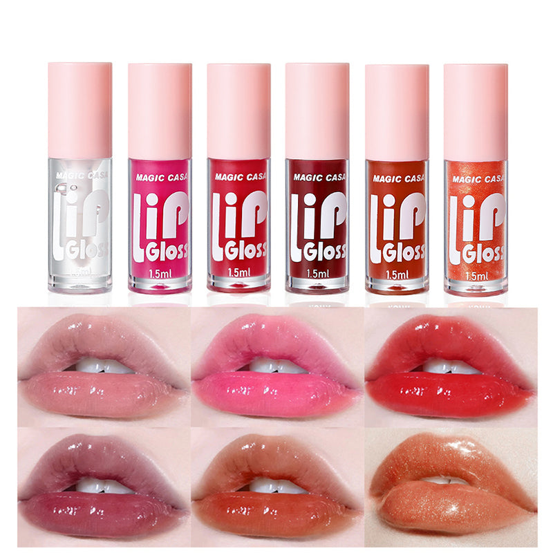 Water Gloss Jelly Lip Oil 6Piece Set Plumping Hydrating Base Long Lasting Moisture Lip Treatment Pr 2