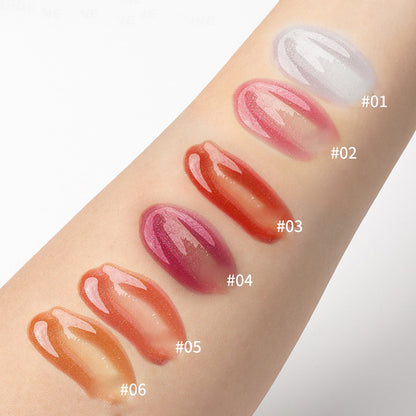 Water Gloss Jelly Lip Oil 6Piece Set Plumping Hydrating Base Long Lasting Moisture Lip Treatment Pr 5