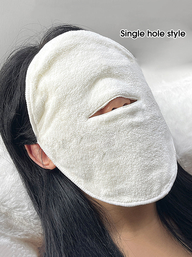 Skin Friendly Hot Compress Towel Hanging Ear Steam Heating And Cold Hot Compress Face Towel Wet Irr 4