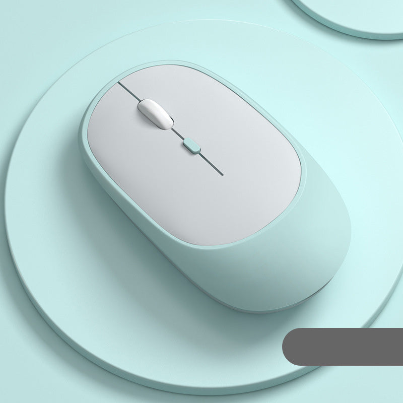 Ergonomic 2.4G Wireless Silent Mouse Bluetooth-Compatible, USB Rechargeable Mice, Adjustable DPI for Gaming and Office