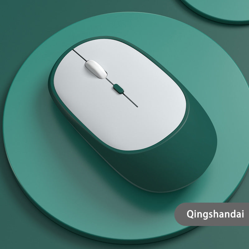 Ergonomic 2.4G Wireless Silent Mouse Bluetooth-Compatible, USB Rechargeable Mice, Adjustable DPI for Gaming and Office