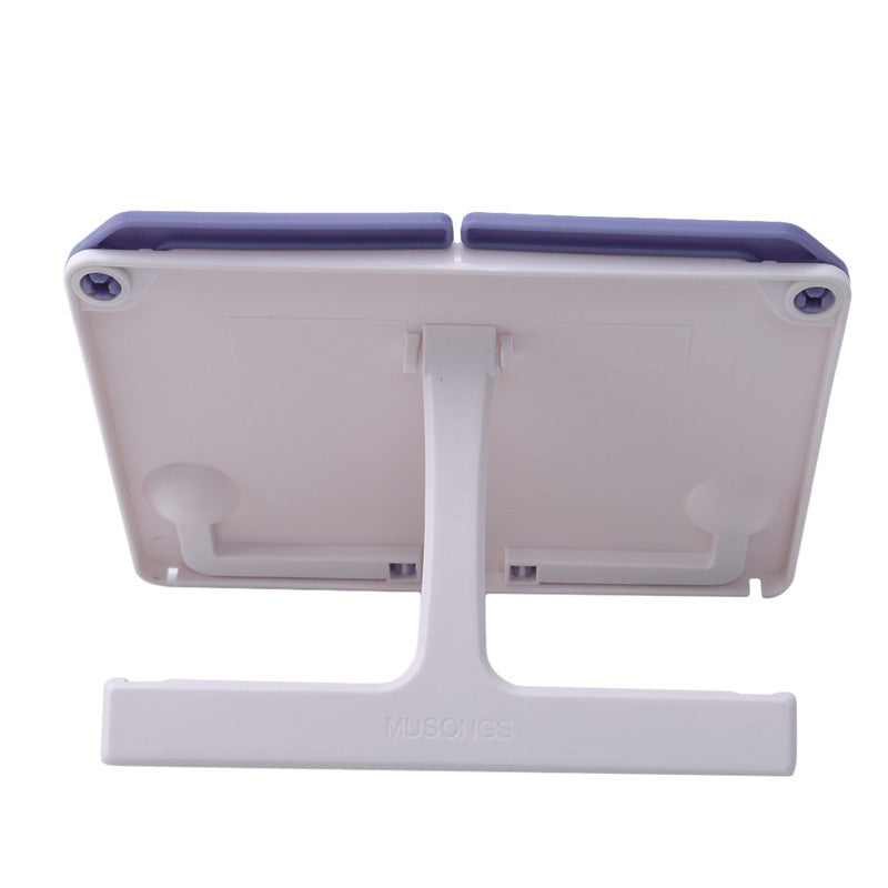Portable Reading Stand & Cookbook Holder, Folding Recipe Shelf, Bookend Organizer for Music Scores, Tablets, and Books