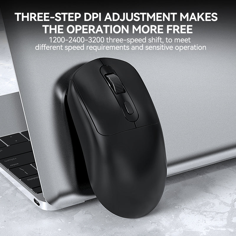 RGB Backlight 2.4G Wireless Mouse for Laptop, Free Non Slip Stickers, Business Office Use, PC Computer Accessory