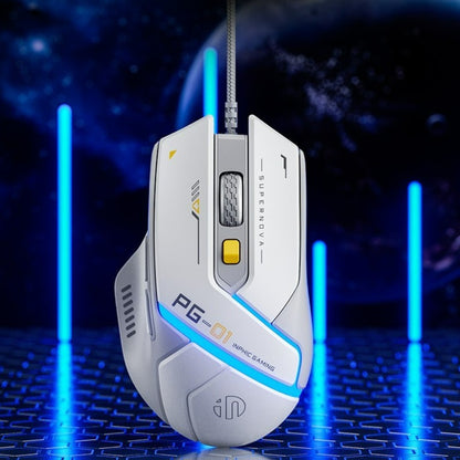 Wired Gaming Mouse RGB, Macro Programmable, 6 Button Computer Mouse, 1000Hz High Polling Rate