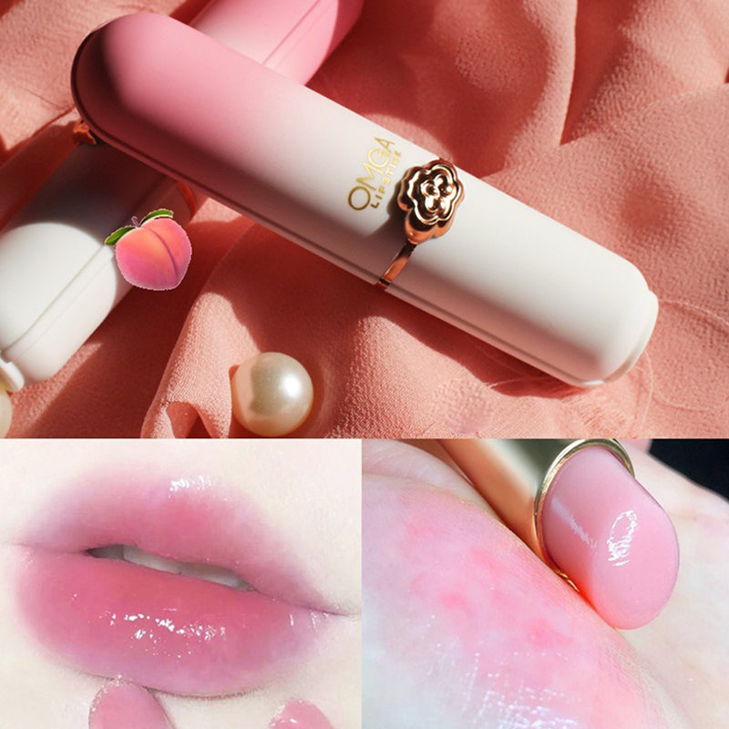 Peach Color Change Lipstick NonStick Cup Jelly Lipstick Moisturizing Color Change Lip Balm For Hydr 3