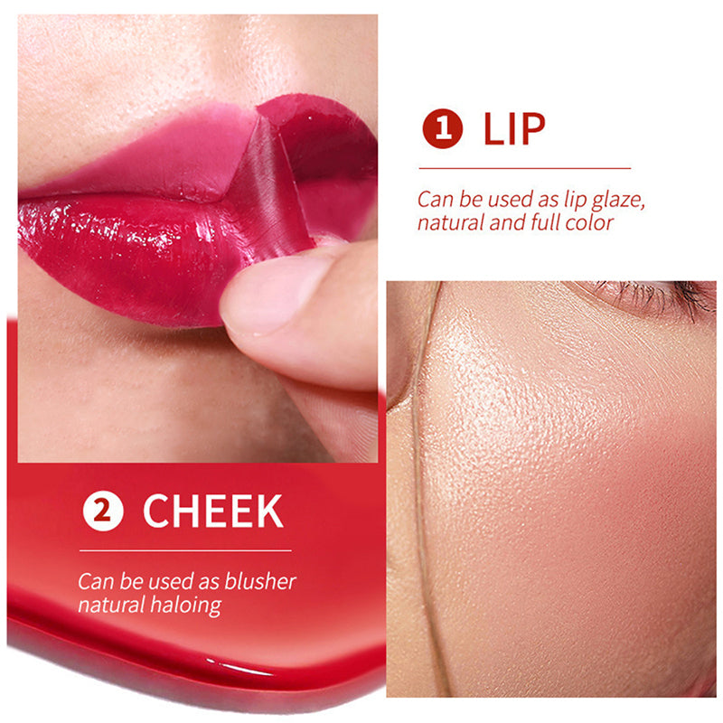 Tear Off Lip Gloss Liquid Lip Glaze Smudge Proof Lip Tint Fade Resistant Nonstick Cup Full Coverage 3