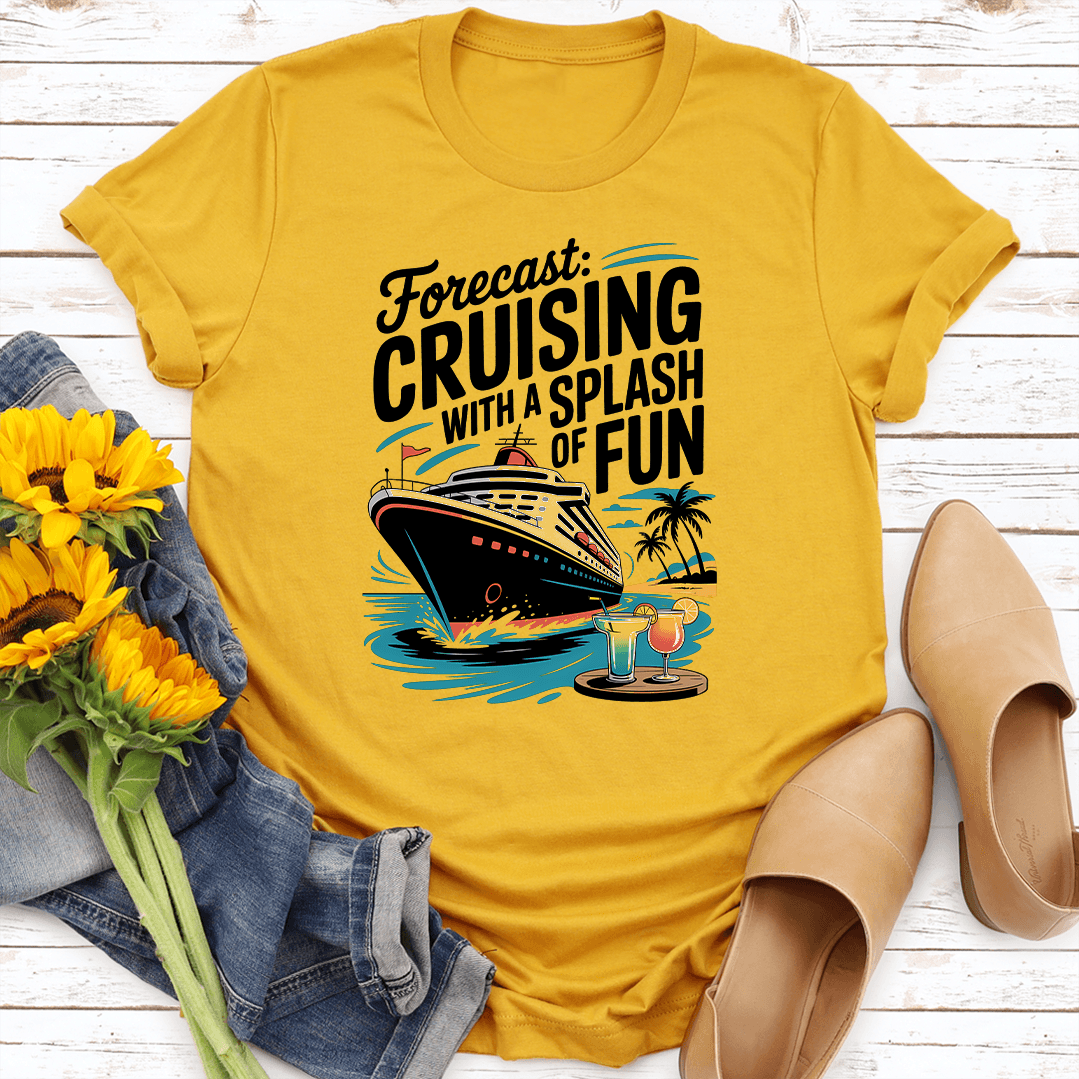 Forecast Cruising With A Splash Of Fun Tee