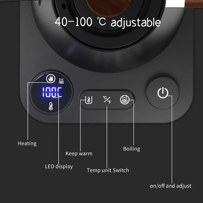 Smart Electric Gooseneck Kettle With Precision Temperature Control For Coffee Tea And Baby Formula 3