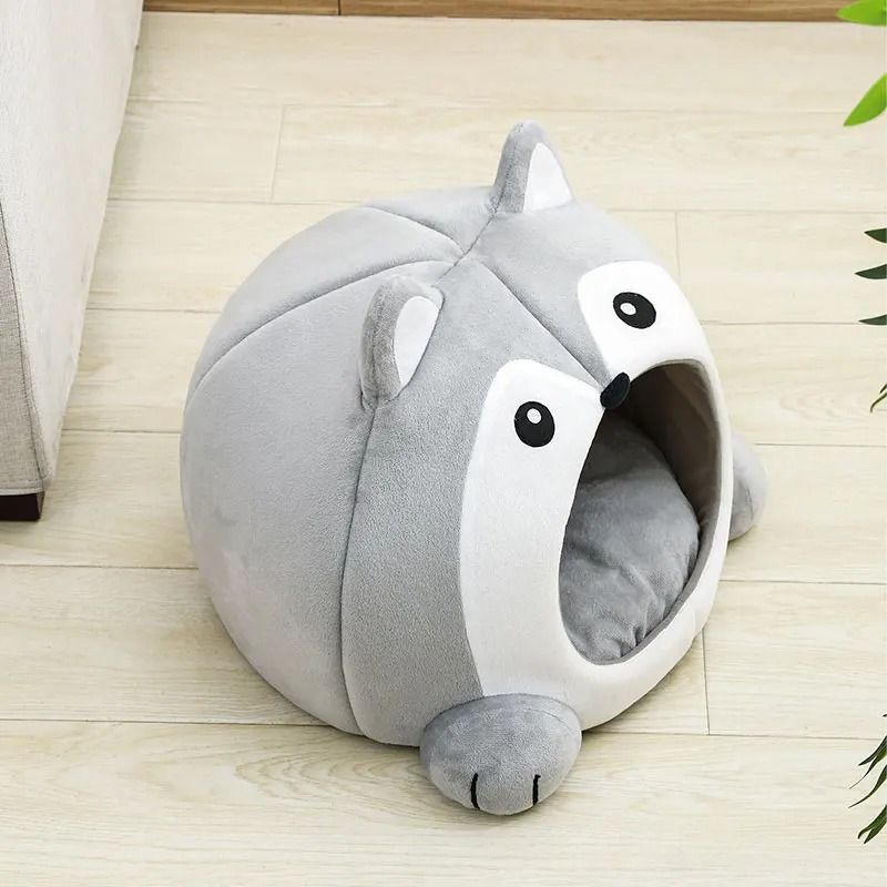 Plush Pet Bed Sofa Cushion Cave Style Lounger For Cats And Small Dogs 3