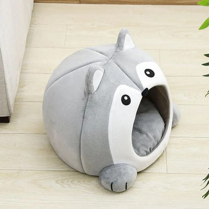 Plush Pet Bed Sofa Cushion Cave Style Lounger For Cats And Small Dogs 3