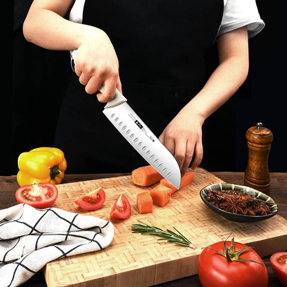 Precision Stainless Steel Chef Knife For Home Kitchen Cooking 2