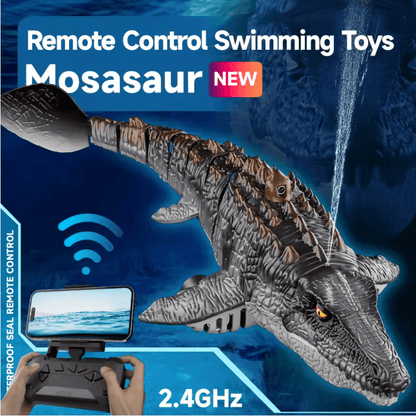 Aqua Mosasaurus RC Spray Water Dino Boat
