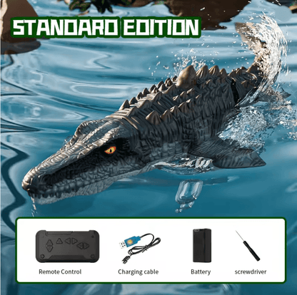 Aqua Mosasaurus RC Spray Water Dino Boat 3