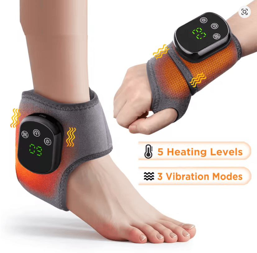 ThermaRelief Electric Wrist and Ankle Massager Brace
