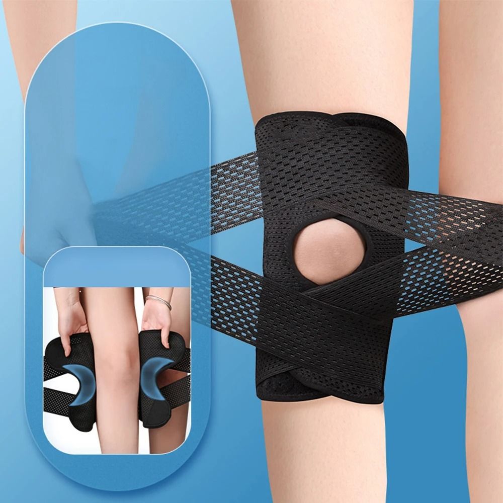 Elastic Sports Knee Pad Support Brace For Men And Women Pressurized Joint Protection For Fitness Ru 1
