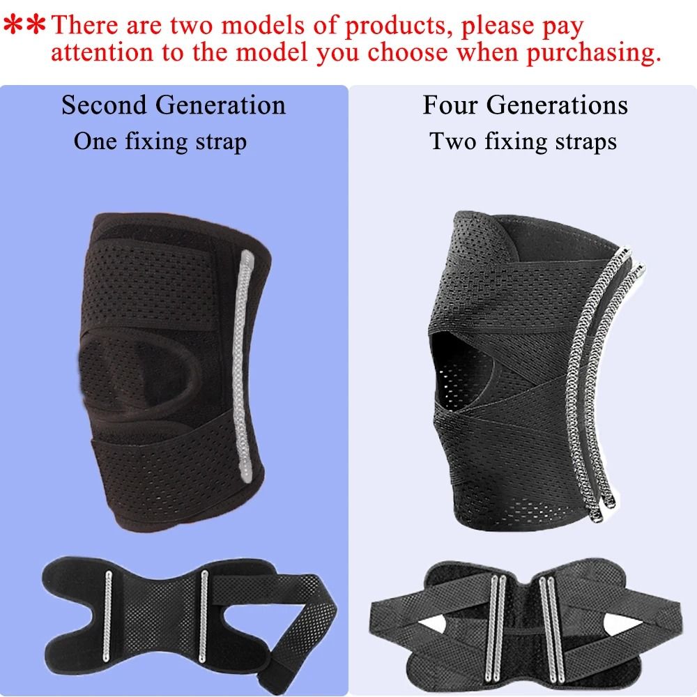 Elastic Sports Knee Pad Support Brace For Men And Women Pressurized Joint Protection For Fitness Ru 4