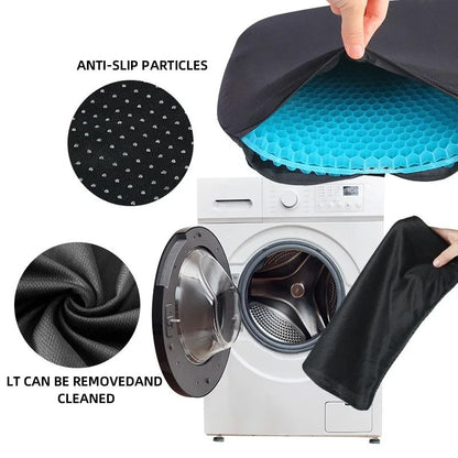 TPE Gel Seat Cushion Honeycomb Double Layer Square Pad For Office Chair Car Seat And Breathable Coo 2