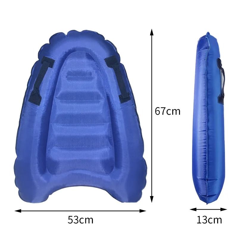 Inflatable Floating Bed Oxford Cloth Water Lounger Surfboard Style Pool Float For Lake Beach And Sw 1