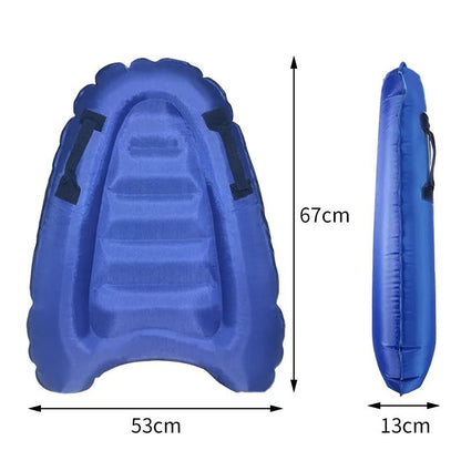 Inflatable Floating Bed Oxford Cloth Water Lounger Surfboard Style Pool Float For Lake Beach And Sw 1