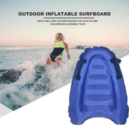 Inflatable Floating Bed Oxford Cloth Water Lounger Surfboard Style Pool Float For Lake Beach And Sw 3