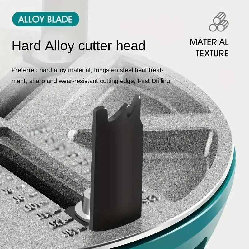 Adjustable Multifunction Hole Opener Drill Tool For Wood Drywall Plastic And Metal Plate Punching 1
