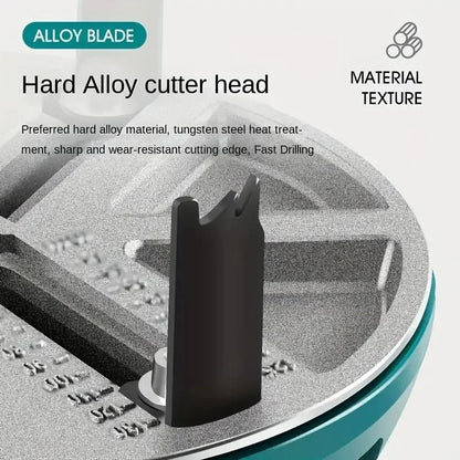 Adjustable Multifunction Hole Opener Drill Tool For Wood Drywall Plastic And Metal Plate Punching 1