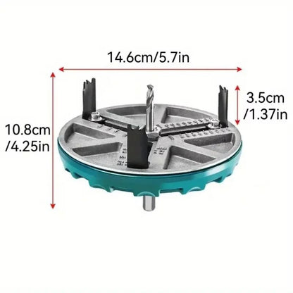 Adjustable Multifunction Hole Opener Drill Tool For Wood Drywall Plastic And Metal Plate Punching 5