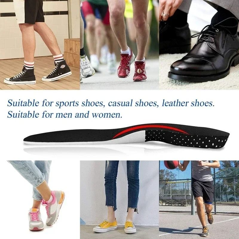 6 Pack Orthopedic Silicone Insoles For Arch Support And Shock Absorption Comfort For Running Or Pla 5