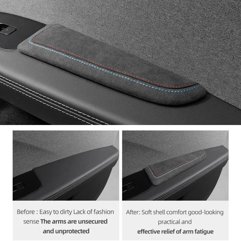 Car Armrest Elbow Support Pad For BMW 1 2 3 Series F20 F21 F22 F30 F32 G20 320d 325i 330i Console C 3