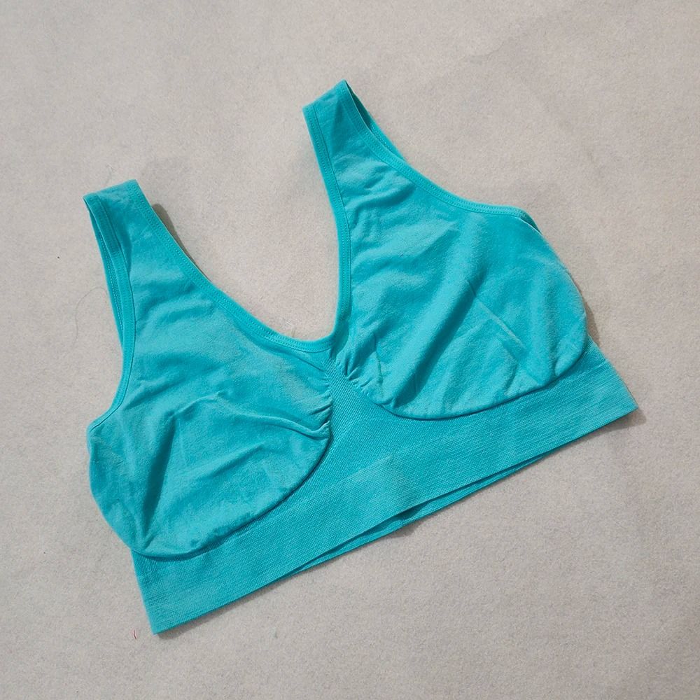 Womens Wireless Sleep Bralette Yoga Sports Bra Vest With No Padding Plus Size Soft Underwear Top Fo 9