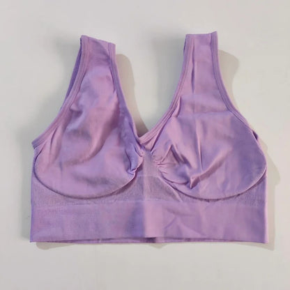 Womens Wireless Sleep Bralette Yoga Sports Bra Vest With No Padding Plus Size Soft Underwear Top Fo 10