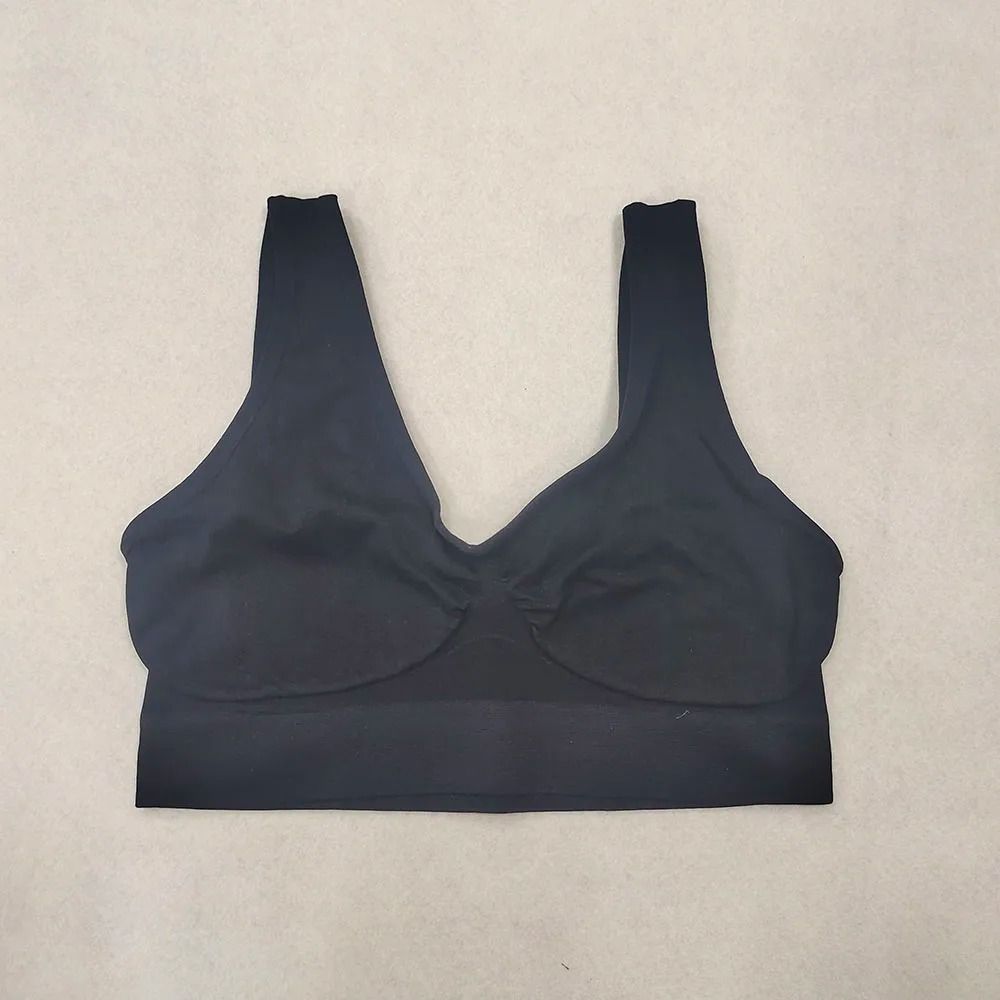 Womens Wireless Sleep Bralette Yoga Sports Bra Vest With No Padding Plus Size Soft Underwear Top Fo 7