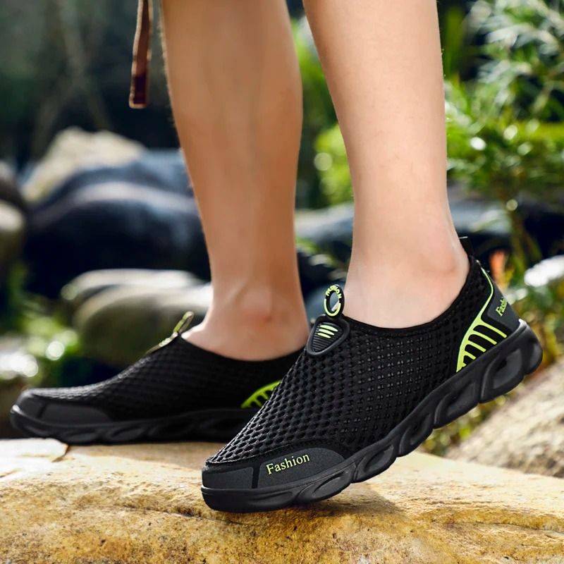 Mens Quick Dry Aqua Sneakers Lightweight Breathable Water Shoes For Beach Sports Wading And Outdoor 2