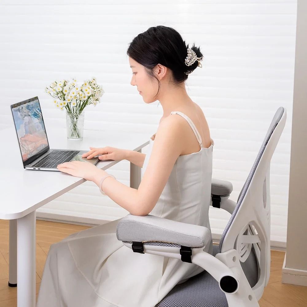 Memory Foam Chair Armrest Pads With Elbow Support For Office Desk Chairs And Gaming Seats 1