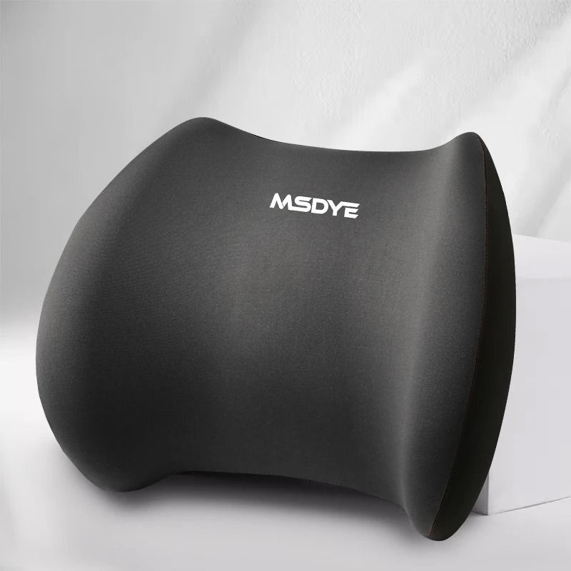 Car Seat Memory Foam Lumbar Shoulder Support Cushion Pillow For Comfortable Driving And Back Relief 7