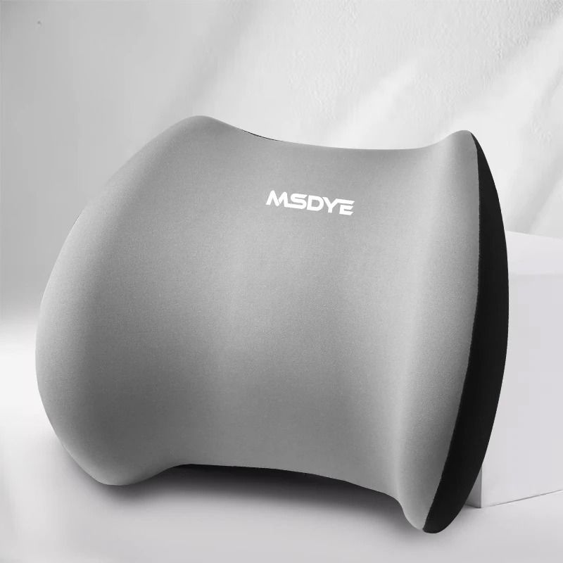 Car Seat Memory Foam Lumbar Shoulder Support Cushion Pillow For Comfortable Driving And Back Relief 9