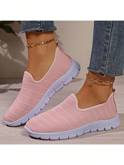Womens Slip On Mesh Sneakers Summer Casual Lightweight Walking Loafers With Soft Sole And Breathabl 8