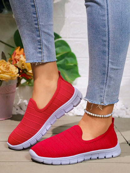 Womens Slip On Mesh Sneakers Summer Casual Lightweight Walking Loafers With Soft Sole And Breathabl 11