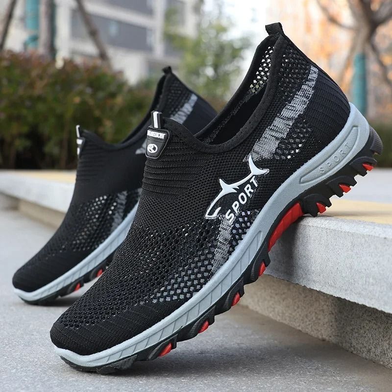 Mens Mesh Sneakers Lightweight Summer Casual Breathable Sports Shoes For Walking And Outdoor Comfor 4