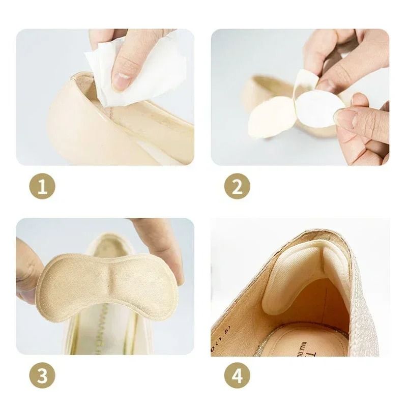 Heel Protector Insoles Adhesive Cushion Pads AntiWear Shoe Insert For Pain Relief And Foot Comfort  6