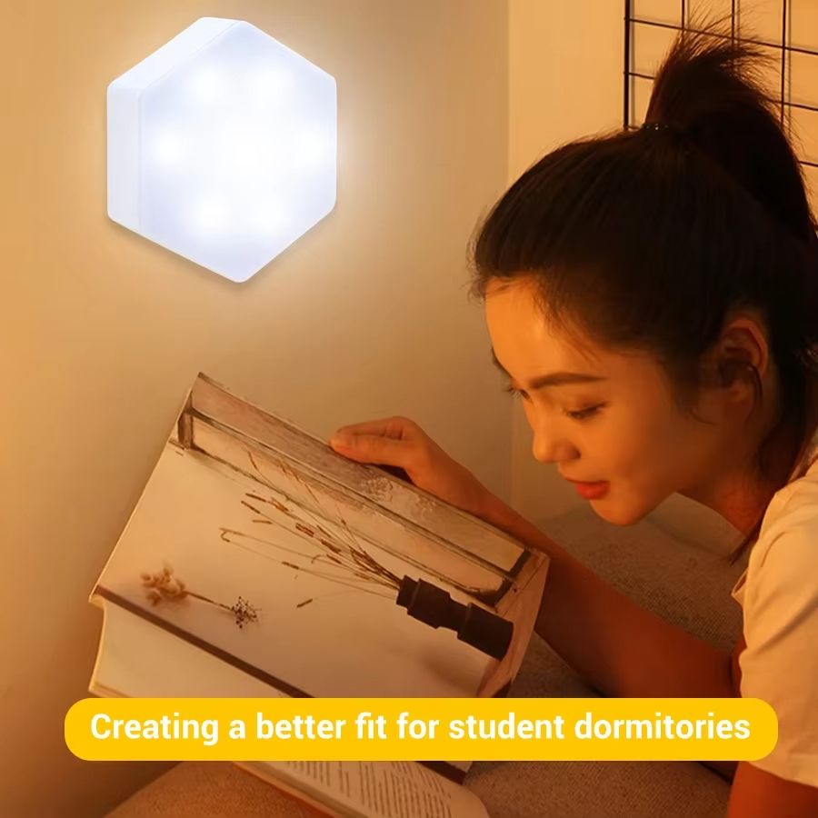 Modular Touch Control Honeycomb LED Wall Lights  6Piece Set 3
