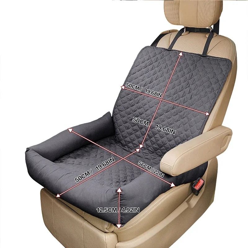 Portable Waterproof Pet Car Seat Carrier With Safety Hammock Design 1