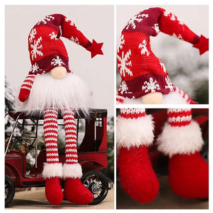 LED Christmas Gnome Ornament  LightUp Faceless Doll Decoration For Tree  Home 4