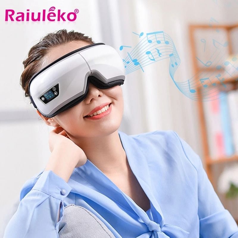 6D Smart Eye Massager With Heat Vibration Bluetooth Music 1