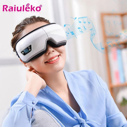 6D Smart Eye Massager With Heat Vibration Bluetooth Music 1