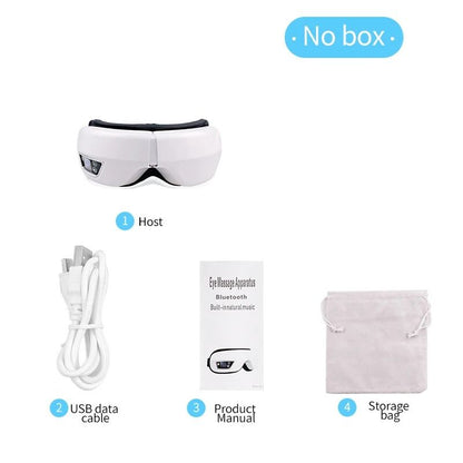 6D Smart Eye Massager With Heat Vibration Bluetooth Music 7