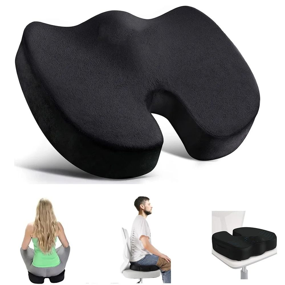 Memory Foam U Shaped Seat Cushion for Hip and Lower Back Support