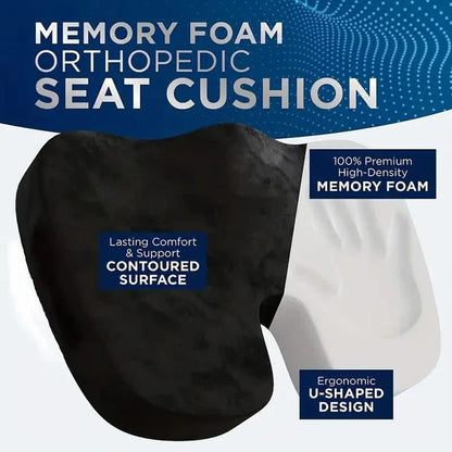 Memory Foam U Shaped Seat Cushion For Hip And Lower Back Support 1