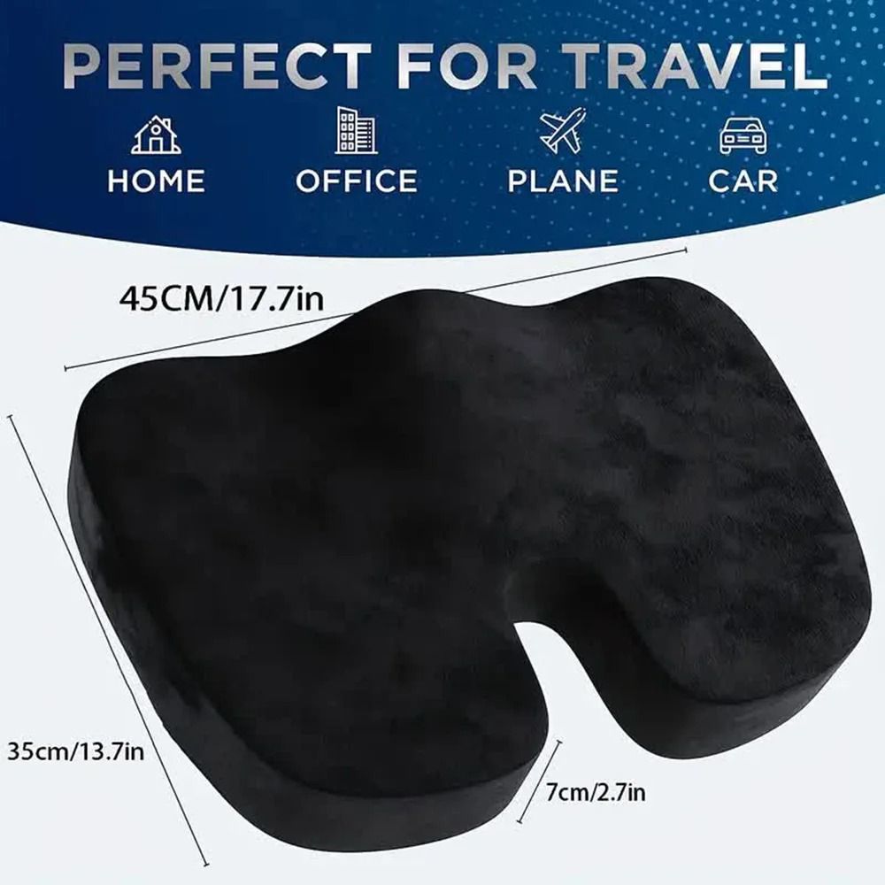 Memory Foam U Shaped Seat Cushion For Hip And Lower Back Support 2